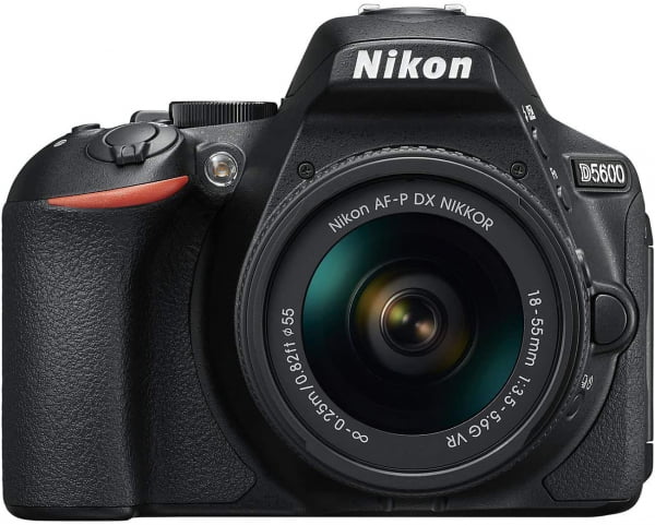 Nikon-D5600-digital-slr-camera-18-55-VR-lens-front-view